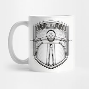 L'Unione Vespisti [B&W] Mug